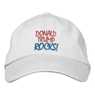 CASQUETTE BRODÉE DONALD TRUMP ROCKS