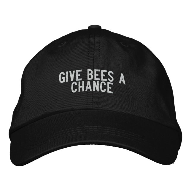 Casquette Brodée Donnez une chance aux abeilles (Devant)