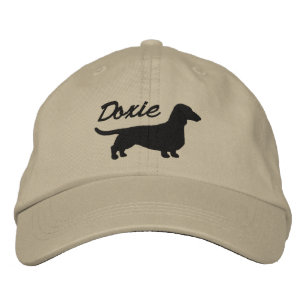 Casquette Brodée Doxie Dachshund Silhouette Wiener Chien personnali