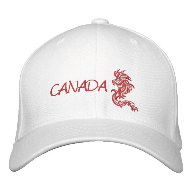 Casquette Brodée Dragon Canada, (Devant)