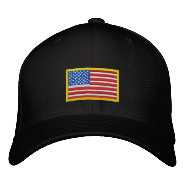 Casquette Brodée Drapeau américain - Amérique (Devant)