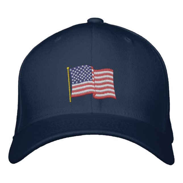 Casquette Brodée Drapeau américain NBG (Devant)