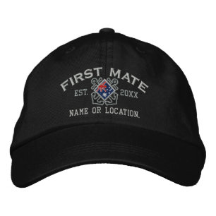 Casquette Brodée Drapeau australien nautique de premier maté person