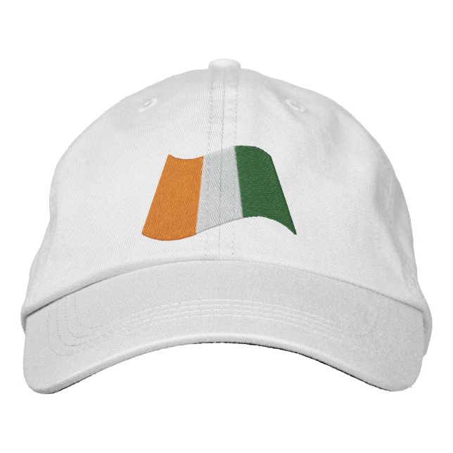Casquette Brodée Drapeau de Côte d'Ivoire (Devant)