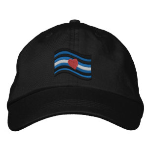 Casquette Brodée Drapeau de fierté en cuir
