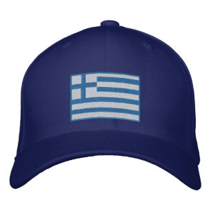 Casquette Brodée Drapeau de la Grèce personnalisable