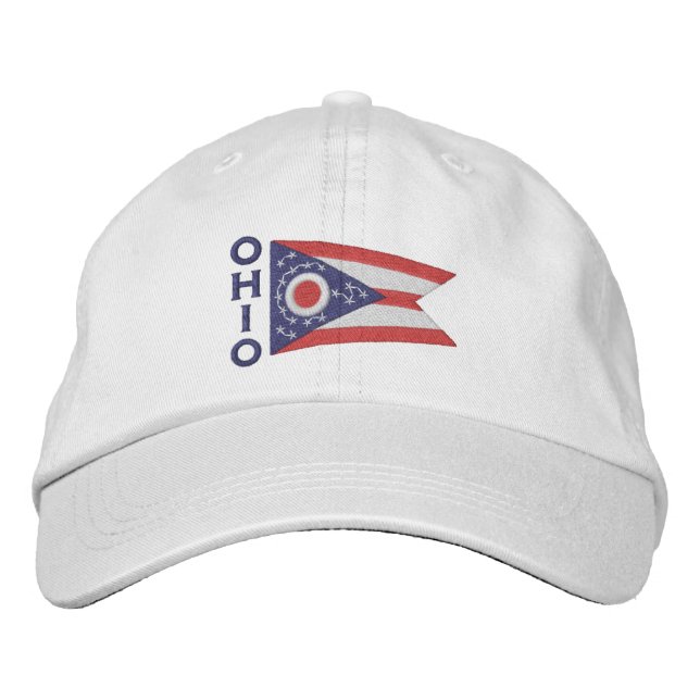 Casquette Brodée Drapeau de l'Ohio (Devant)