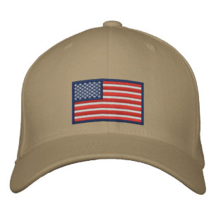 Casquette Brodée Drapeau des États-Unis d'Amérique