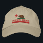 Casquette Brodée Drapeau d'État de la RÉPUBLIQUE DE CALIFORNIE Casq<br><div class="desc">Le drapeau de la République de Californie est ici revisité comme une broderie sur ce casquette de baseball sur mesure. Voici une sélection de modèles personnalisés California Republic disponibles sur des vêtements décontractés brodés et des idées cadeaux pour tout le monde. Utilisez le lien "Demandez à ce concepteur" pour nous...</div>
