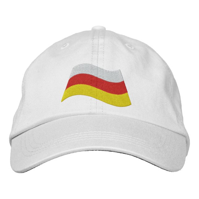 Casquette Brodée Drapeau d'Ossétie du Sud (Devant)