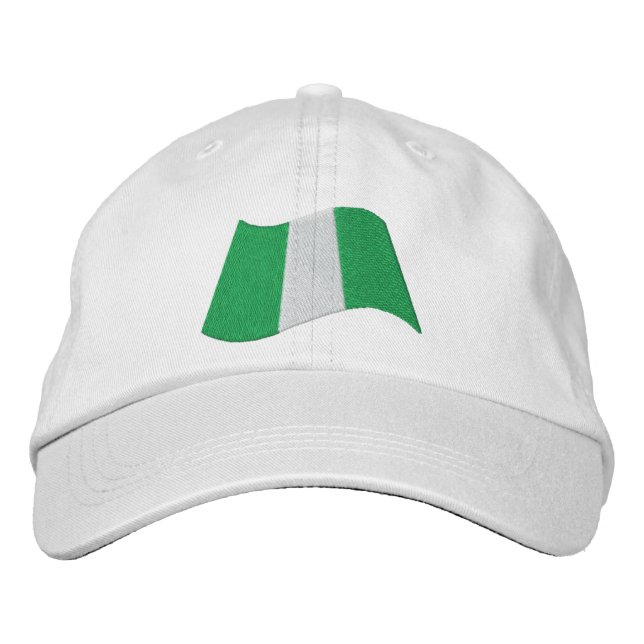 Casquette Brodée Drapeau du Nigéria (Devant)