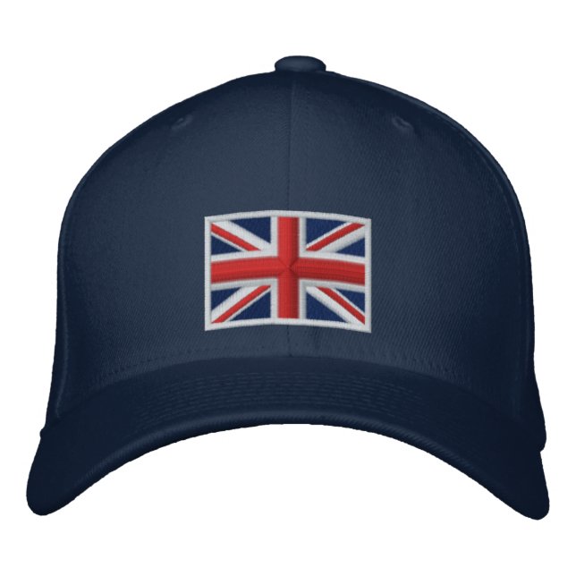 Casquette Brodée Drapeau du Royaume-Uni (Devant)