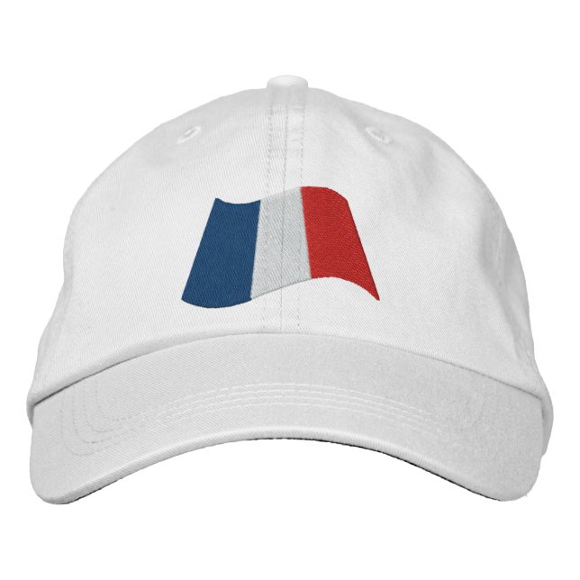 Casquette Brodée Drapeau français (Devant)
