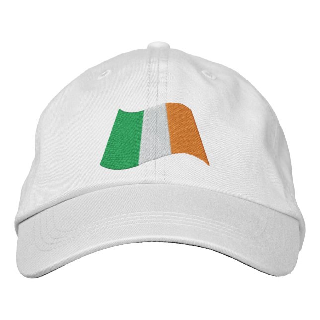 Casquette Brodée Drapeau irlandais ROI Irlande (Devant)