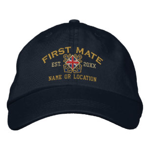 Casquette Brodée Drapeau Union Jack personnalisé premier mât nautiq