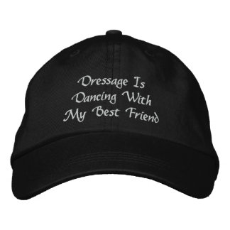 Casquette Brodée Dressage Est Danser Avec Le Meilleur Ami