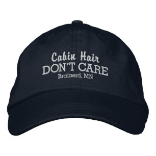 Casquette Brodée Drôle Cheveux Cabines Ne vous souciez pas Nom de l