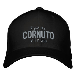 Casquette Brodée "Drôle Italien Dit Cornuto Virus Corona Joke