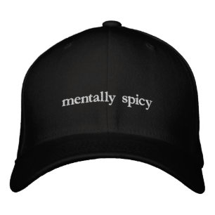 Casquette Brodée Drôle Mentalement Épicé Autisme TDAH Neurodivergen