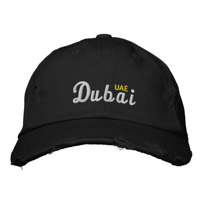 Casquette Brodée Dubaï Émirats arabes unis (Devant)
