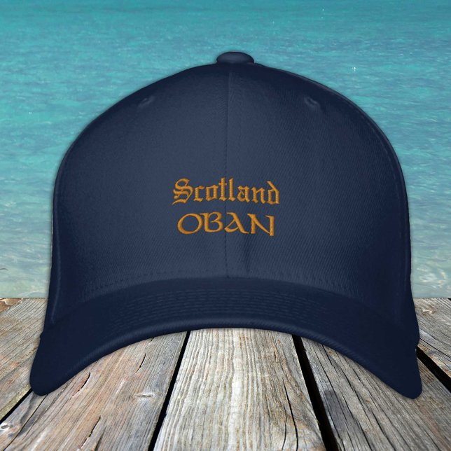 Casquette Brodée Ecosse & mode OBAN / Patriotes écossais (Créateur téléchargé)