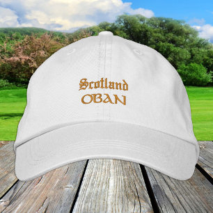 Casquette Brodée Ecosse & mode OBAN / Patriotes écossais