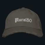 Casquette Brodée Élégant monogrammé<br><div class="desc">Casquette de base-ball élégant monogrammé brodé.</div>