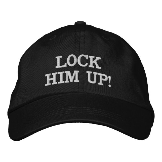 CASQUETTE BRODÉE EMPRISONNEZ-LE ! (Devant)