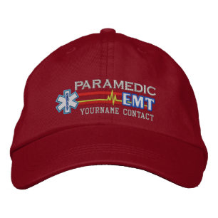Casquette Brodée EMT personnalisé Étoile de vie paramétrique
