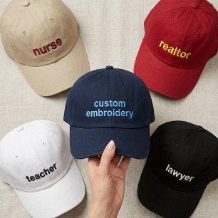 Casquette Brodée Enseignant Infirmière de scénario moderne Avocat