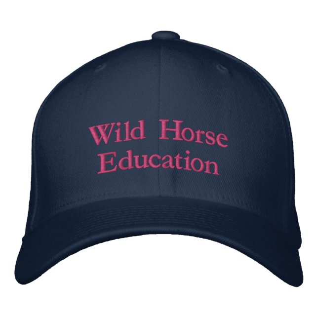 Casquette Brodée Enseignement du Cheval Sauvage (Devant)