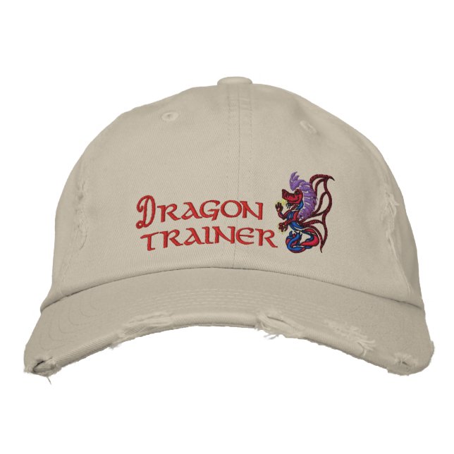 Casquette Brodée Entraîneur de dragon (Devant)