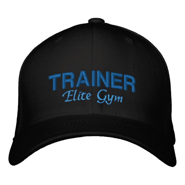 Casquette Brodée Entraîneur de gym (Devant)