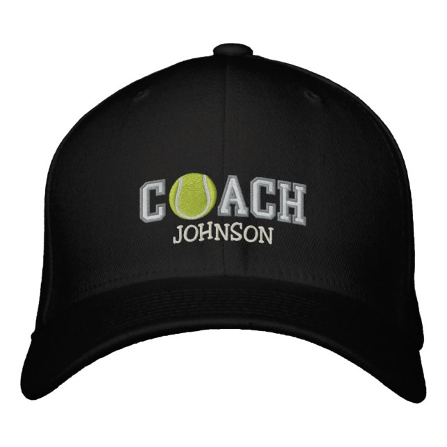 Casquette Brodée Entraîneur de tennis (Devant)