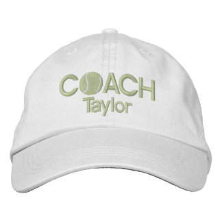 Casquette Brodée Entraîneur de Tennis Personnalisé