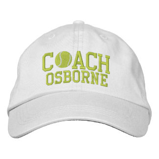 Casquette Brodée Entraîneur de tennis personnalisé