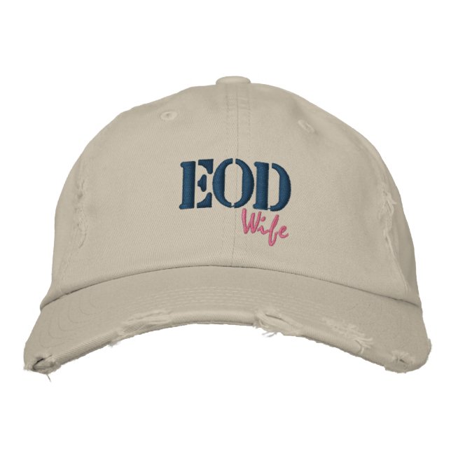 Casquette Brodée EOD, Femme (Devant)