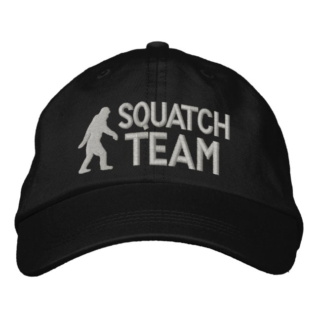 Casquette Brodée Équipe de squatch (Devant)