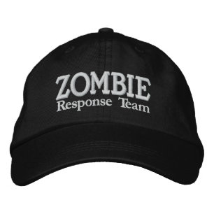 Casquette Brodée Équipe d'intervention en cas d'éclosion de zombie