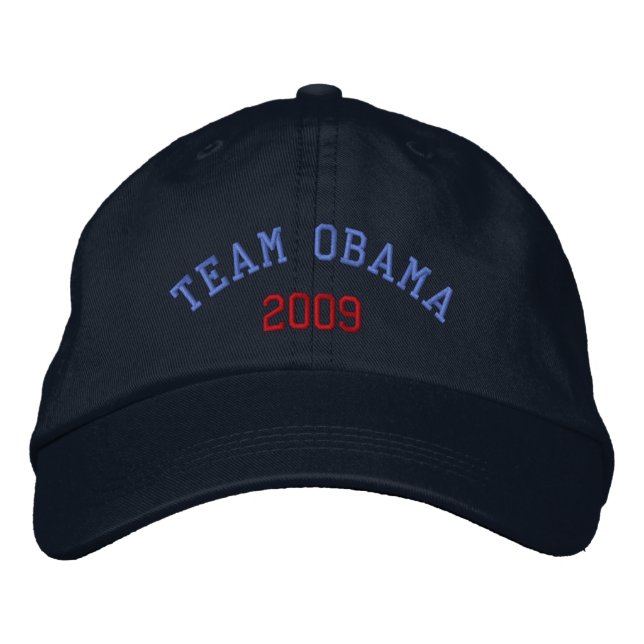 Casquette Brodée Équipe Obama 2009 (Devant)