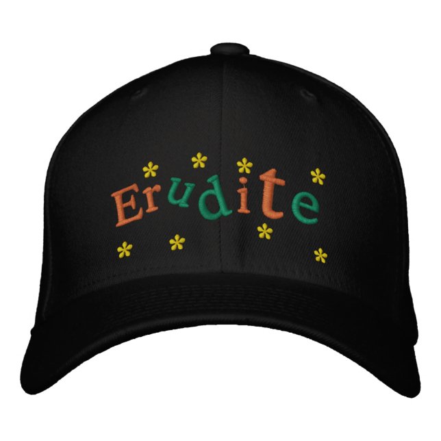 CASQUETTE BRODÉE ÉRUDITER (Devant)