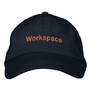 Casquette Brodée Espace de travail Bloc imprimé 2 Police Lovely and