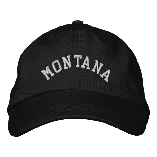 Casquette Brodée État du Montana brodé (Devant)