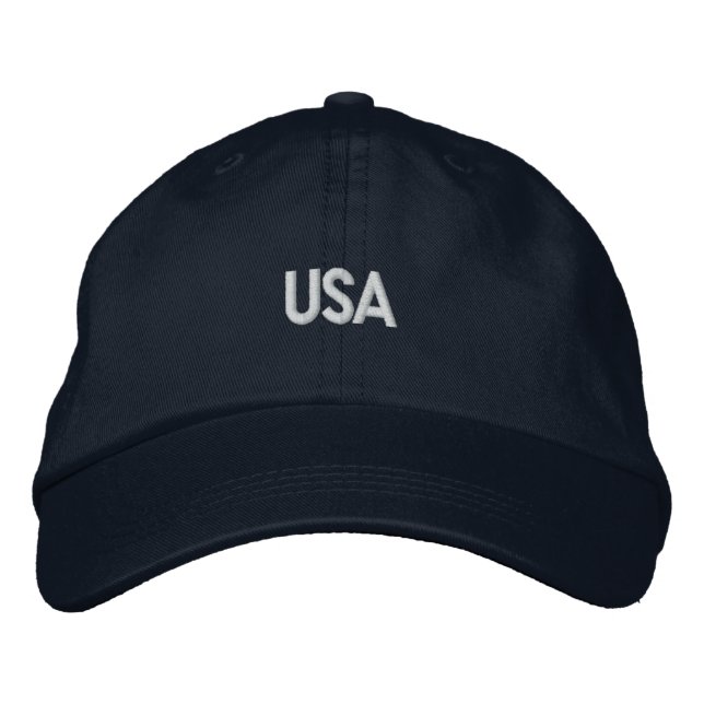 Casquette Brodée États-Unis d'Amérique Pays Patriotique (Devant)