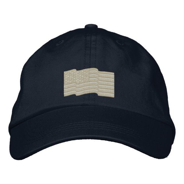 Casquette Brodée États-Unis Drapeau américain Stars 'n Stripes Casq (Devant)