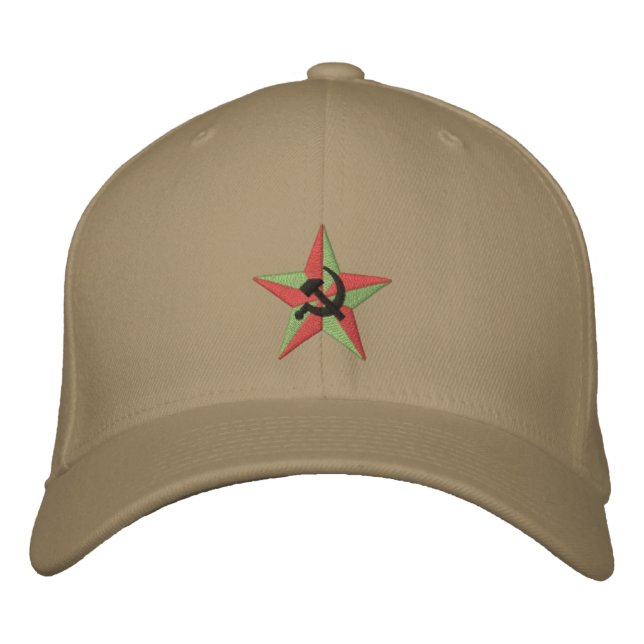 Casquette Brodée Étoile soviétique - marteau et faucille (Devant)