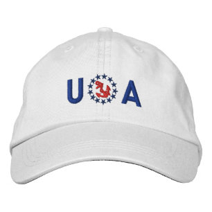 Casquette Brodée Étoiles d'ANCRE Monogramme Broderie de bateau pers
