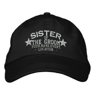Casquette Brodée Étoiles personnalisées Soeur de la broderie de la