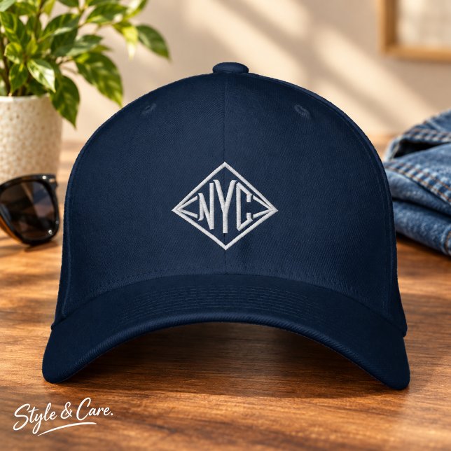 Casquette Brodée Exclusif Chic NYC (Exclusive Stylish NYC Embroidered Baseball Cap)