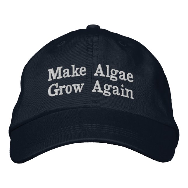 Casquette Brodée Faire à nouveau pousser les algues (Devant)
